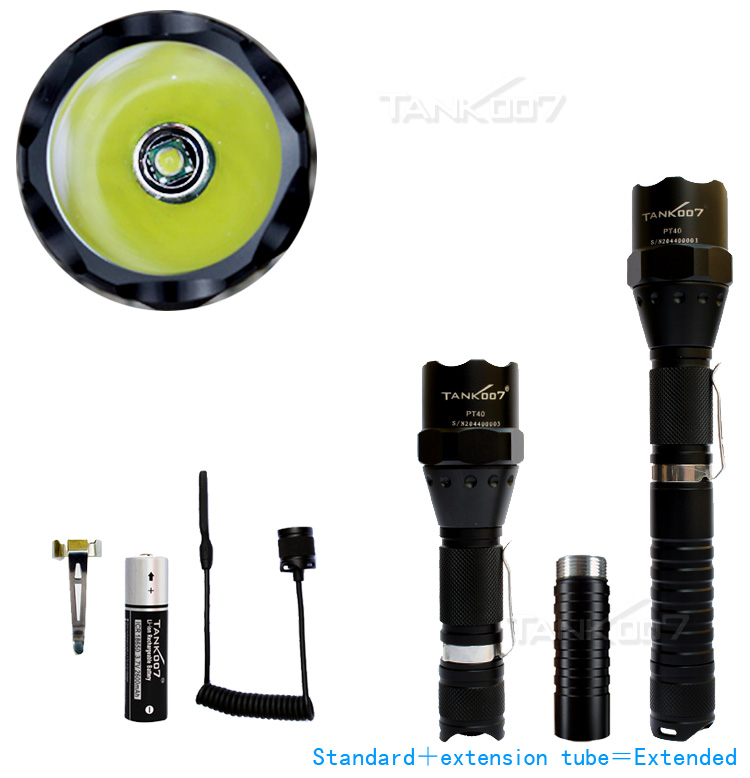 TANK07 PT40 tactical flashlight (3)