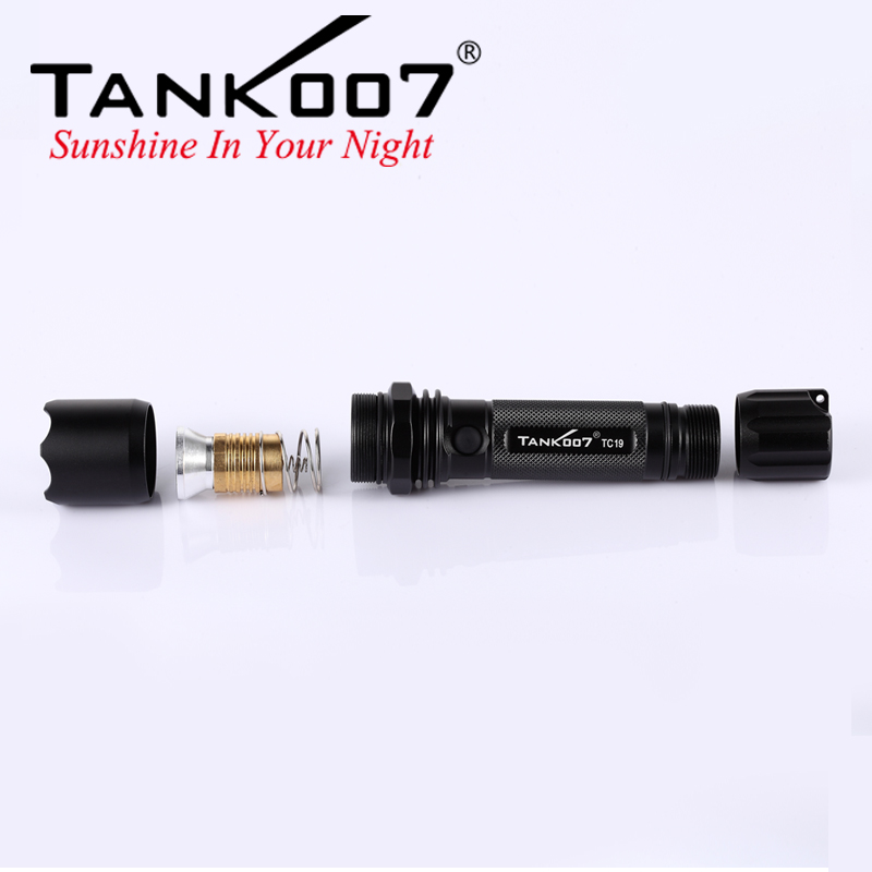 TANK007 waterproof flashlight TC19 recommend