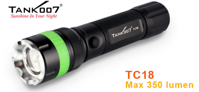 tank007 TC18 rechargeable flashlight
