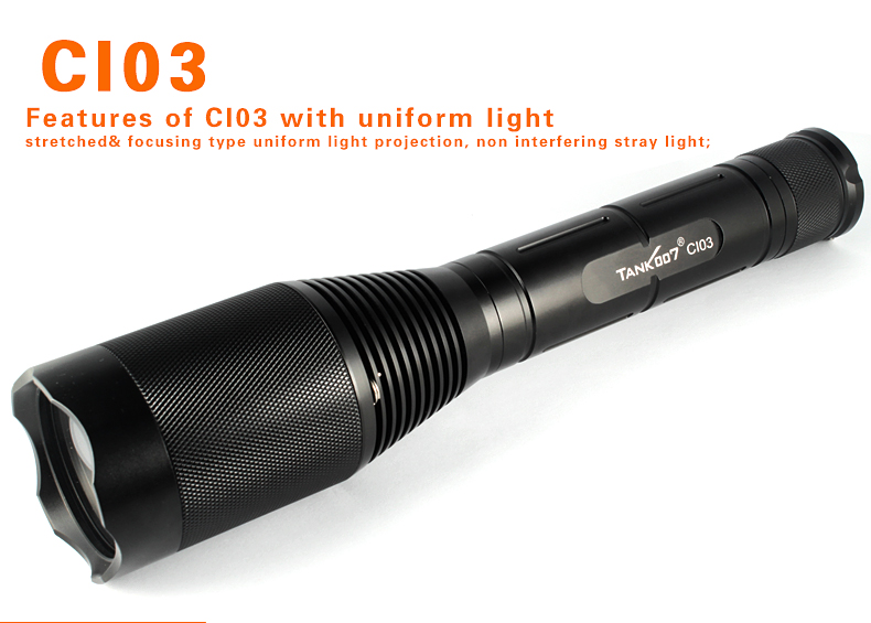 CI03 high lumen flashlight and police flashlights max 800 lumen (1)