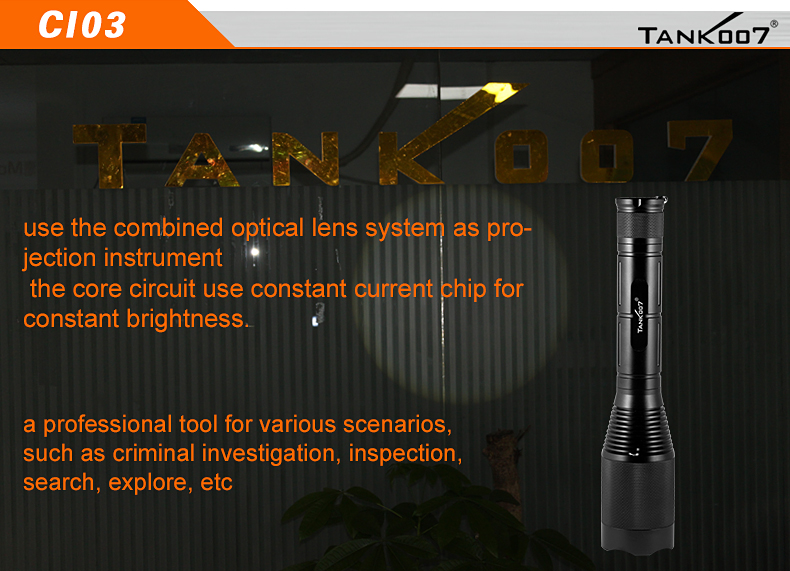 CI03 high lumen flashlight and police flashlights max 800 lumen (2)