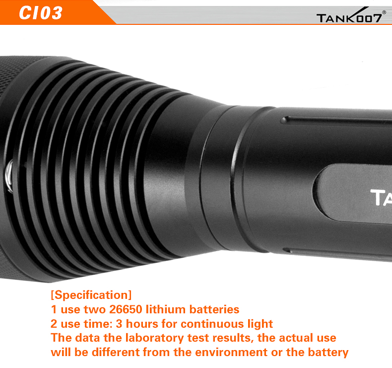 CI03 high lumen flashlight and police flashlights max 800 lumen (6)