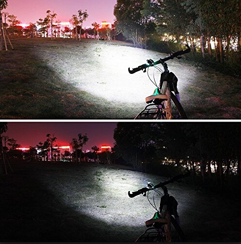 TANK007 TK307 electric torch flashlight for riding2