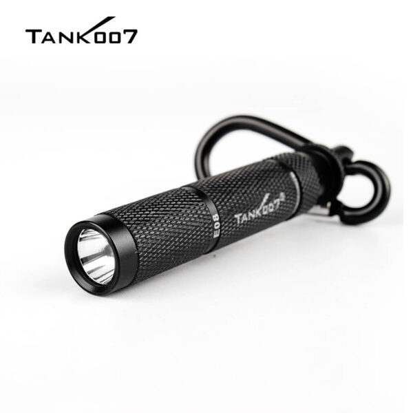 100pcs Mini white light 22000mcd Transparent LED Flashlight Keychain Torch Gift 