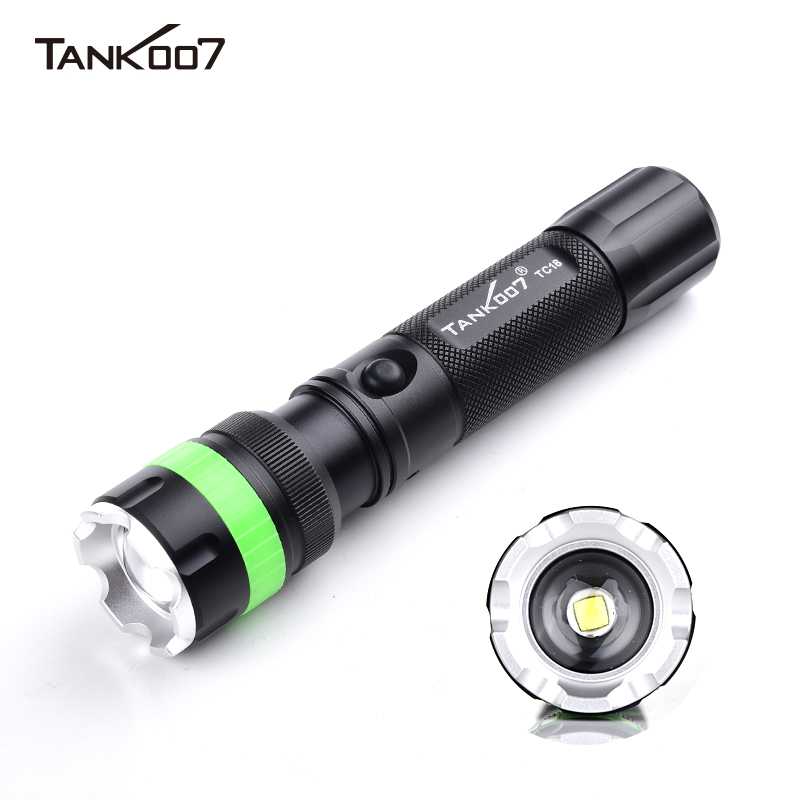 TC18 Zoom adjustable magnetic rechargeable led flashlight with power bank function