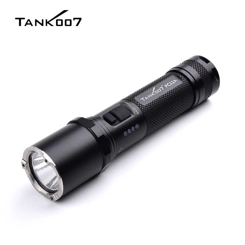 PC11A Police USB rechargeable led flashlight with head dual switches—Standard type