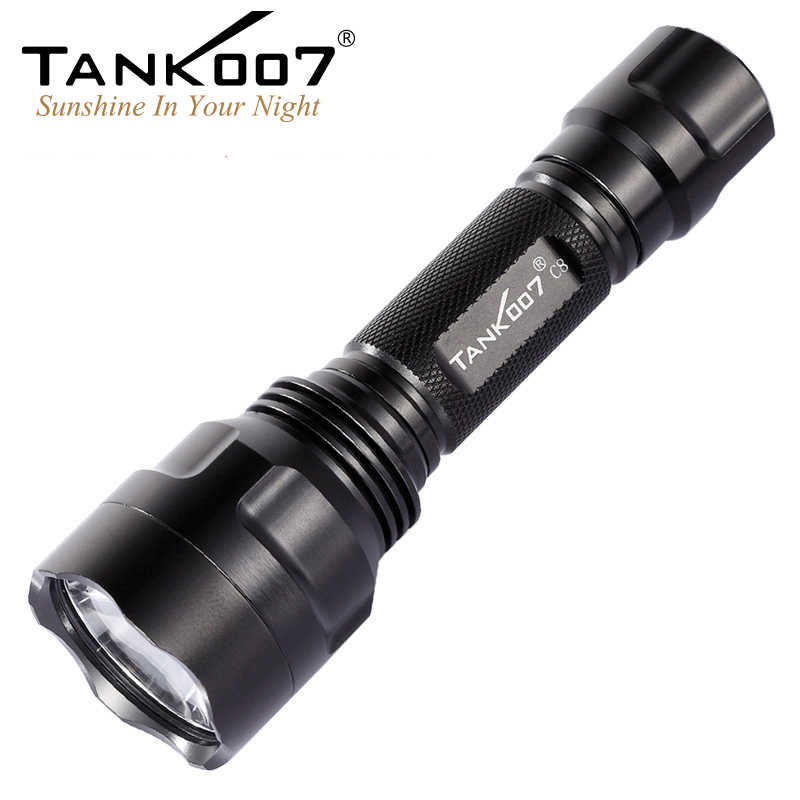 TANK007 C8  Classic portable bright flashlight for outdoor and tactical-Discontinued