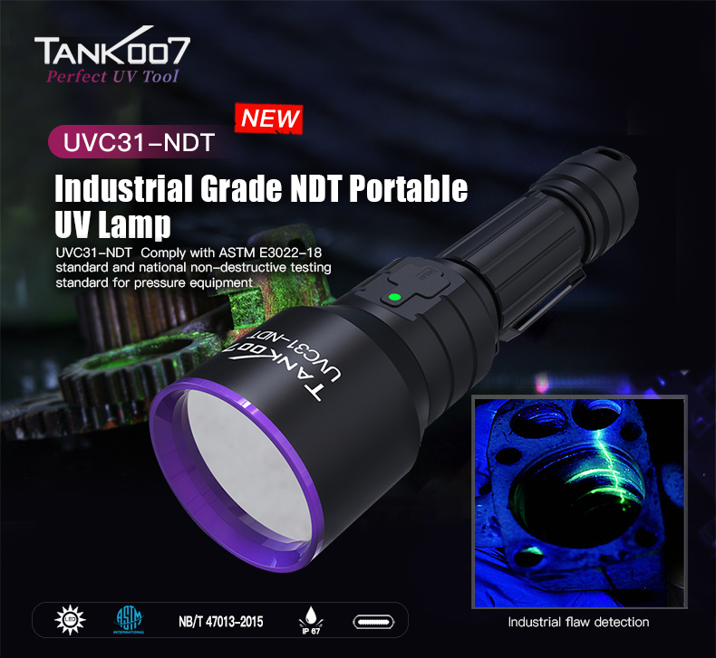 industrial grade NDT Portable UV Lamp