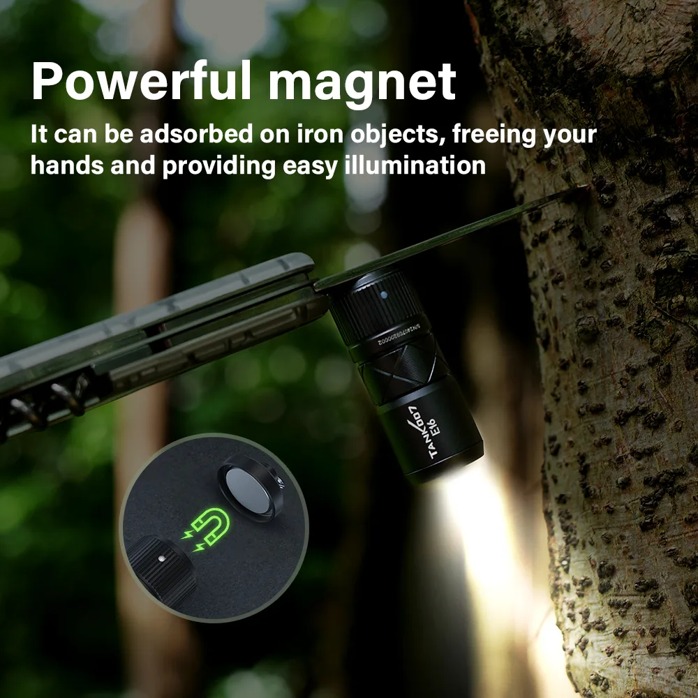 Magnetic mini zoomable flashlight  E16 - Image 10