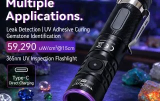 TANK007 K9A5 365nm UV flashlight with Type-C direct charging - main-01
